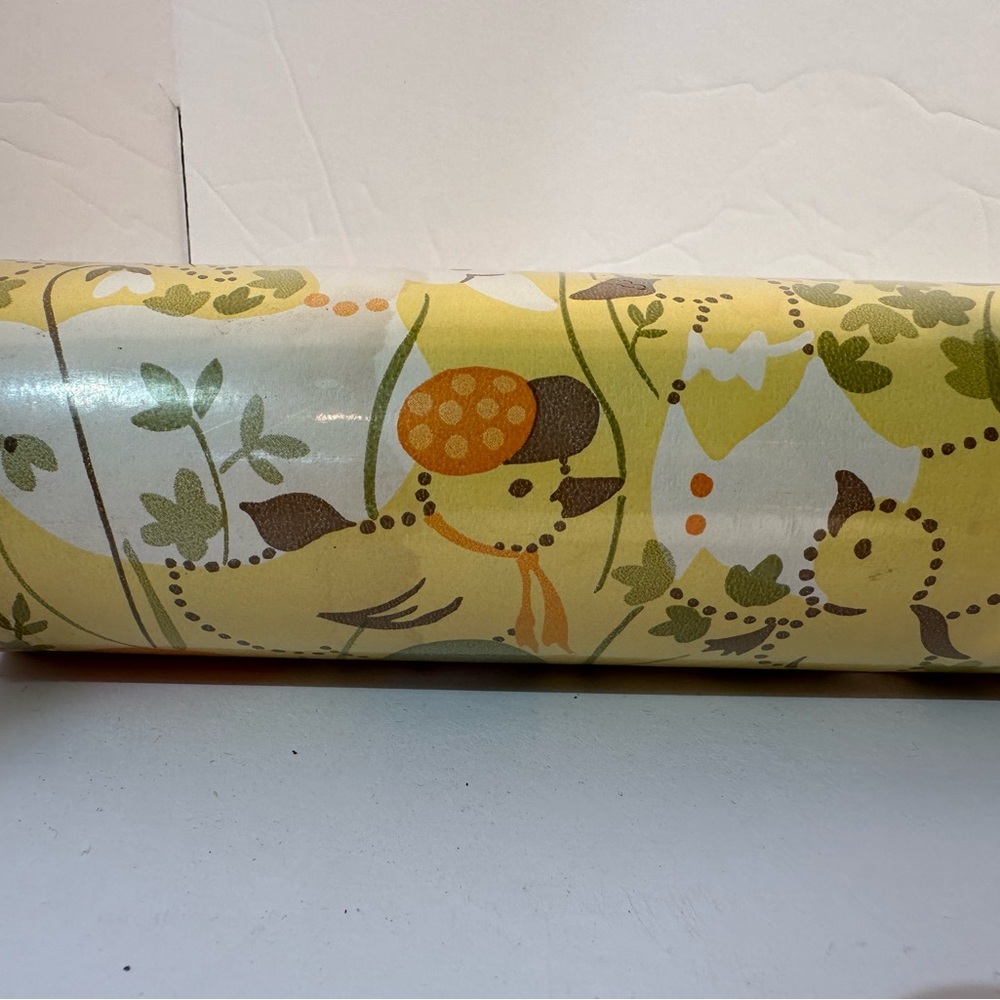 Vtg Birge Wall Covering Ducks Floral 1 Double Roll 70 SQ FT Sealed #65124 "Read" - Picture 2 of 12